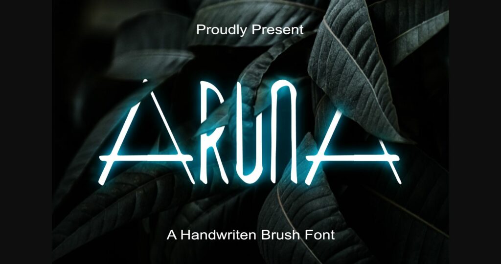 Aruna Font Poster 1