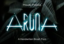 Aruna Font Poster 1