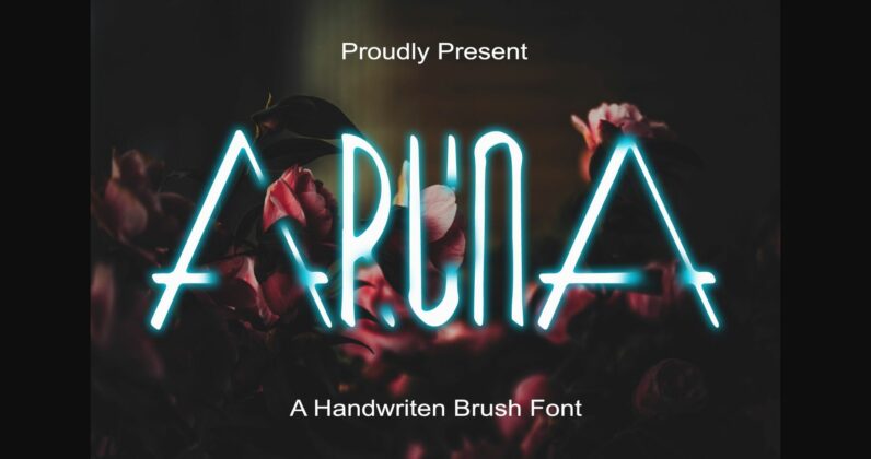 Aruna Font Poster 4