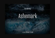 Ashemark Font Poster 1