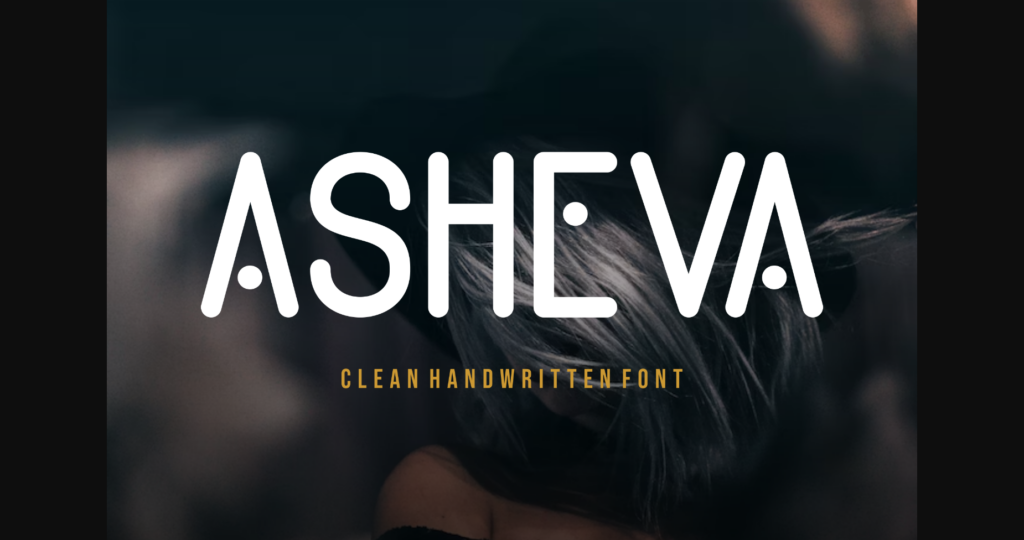 Asheva Font Poster 5