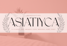 Asiatiyca Font Poster 1