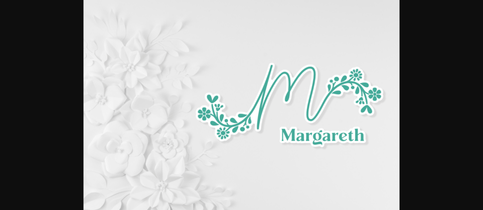 Aspring Monogram Font Poster 9