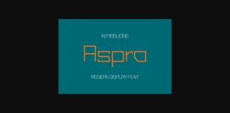 Aspro Font Poster 1