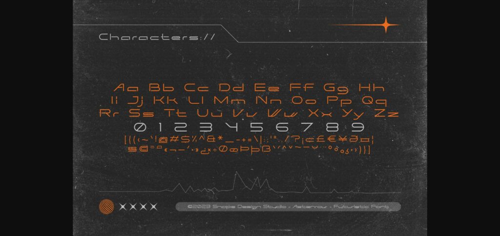 Astenrow Font Poster 4