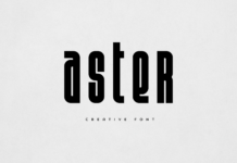Aster Font Poster 1
