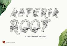 Asteria Root Font Poster 1