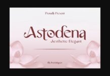 Astodena Font Poster 1