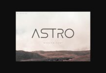 Astro Font Poster 1