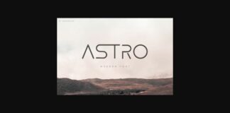 Astro Font Poster 1