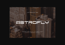 Astrofly Font Poster 1