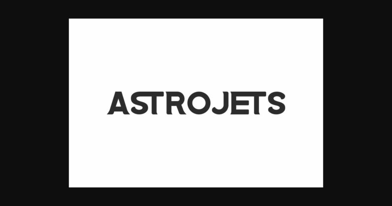 Astrojets Font Poster 3