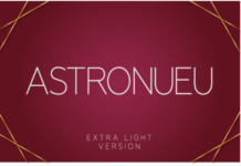 Astronueu Extra Light Font