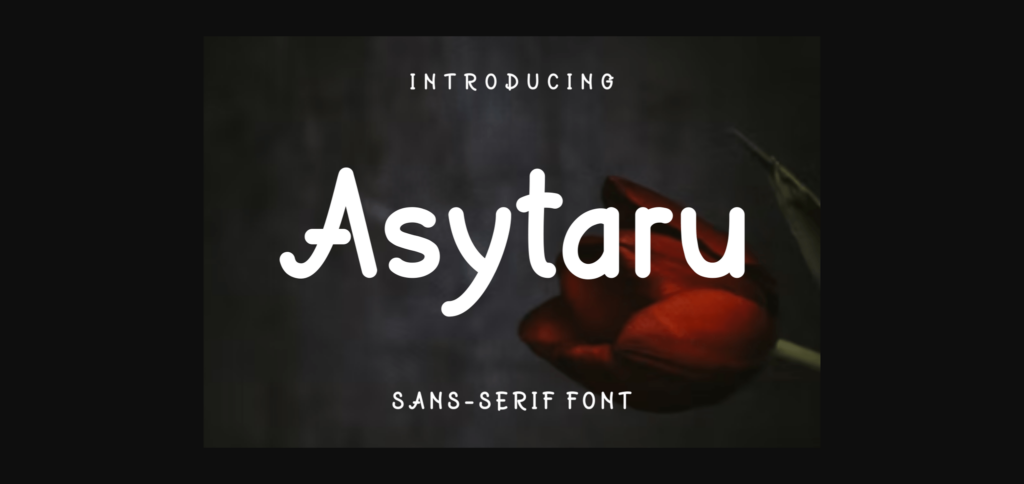 Asytaru Font Poster 3