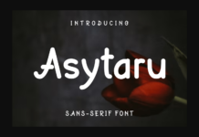 Asytaru Font Poster 1