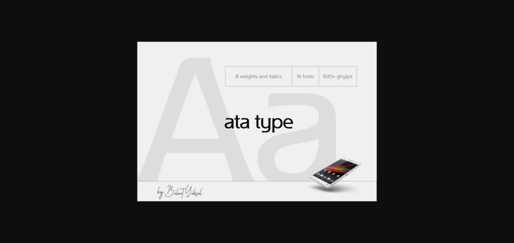 Ata Font Poster 3