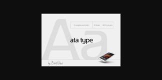 Ata Font Poster 1