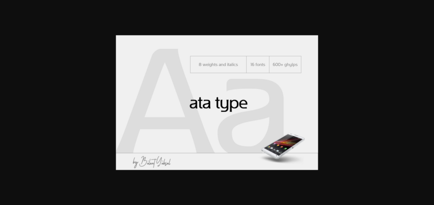 Ata Font Poster 1