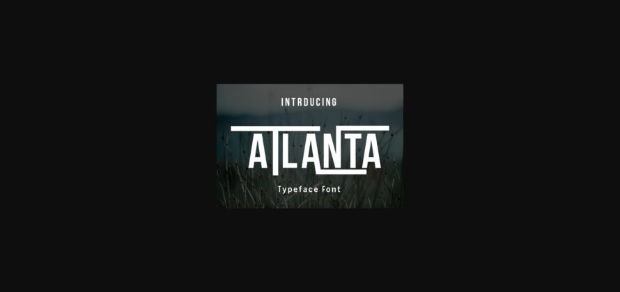 Atlanta Font Poster 3