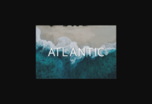 Atlantic Font Poster 1