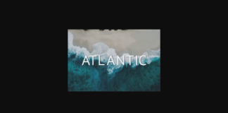 Atlantic Font Poster 1