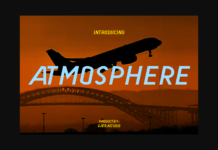 Atmosphere Font Poster 1