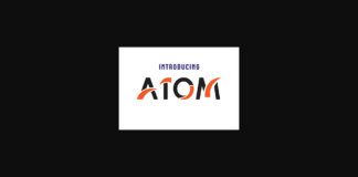 Atom Font Poster 1