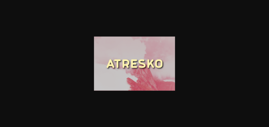 Atresko Font Poster 3