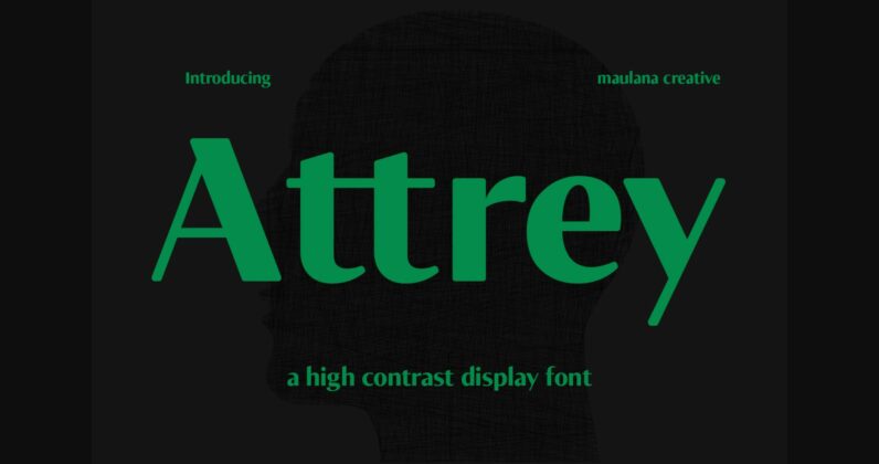 Attrey Font Poster 3