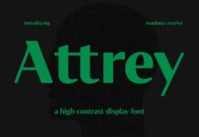 Attrey Font Poster 1