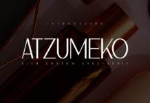 Atzumeko Font Poster 1