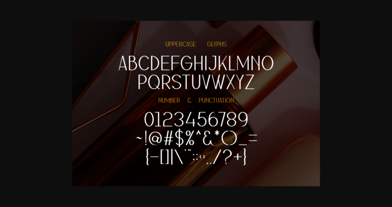 Atzumeko Font Poster 5