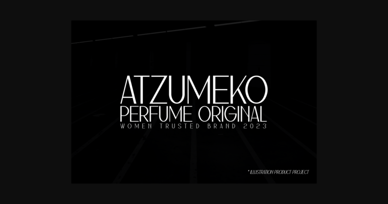 Atzumeko Font Poster 6