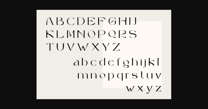 Augan Font Poster 9