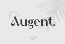 Augent Font Poster 1