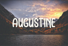 Augustine Font Poster 1