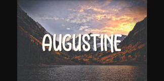 Augustine Font Poster 1