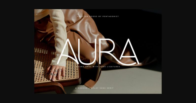 Aura Font Poster 3