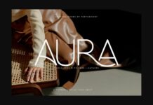 Aura Font Poster 1