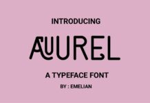 Aurel Font Poster 1