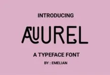 Aurel Font Aurel Font Poster 1