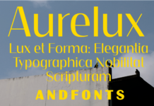 Aurelux Font Poster 1