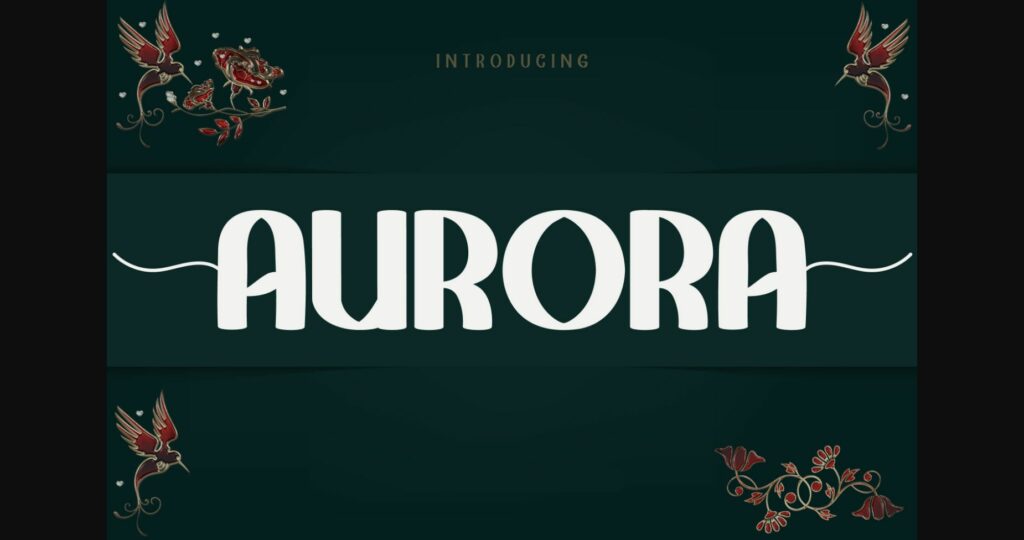 Aurora Font Poster 1