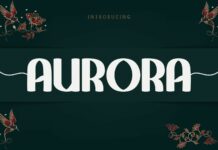 Aurora Font Poster 1