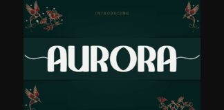 Aurora Font Poster 1