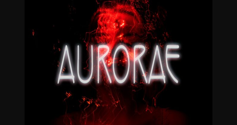 Aurorae Font Poster 4