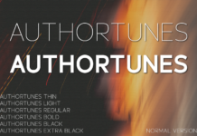 Authortunes Font Poster 1