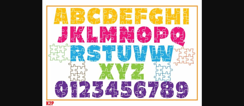 Autism Awesome Font Poster 4