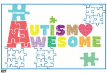 Autism Awesome Font Poster 1