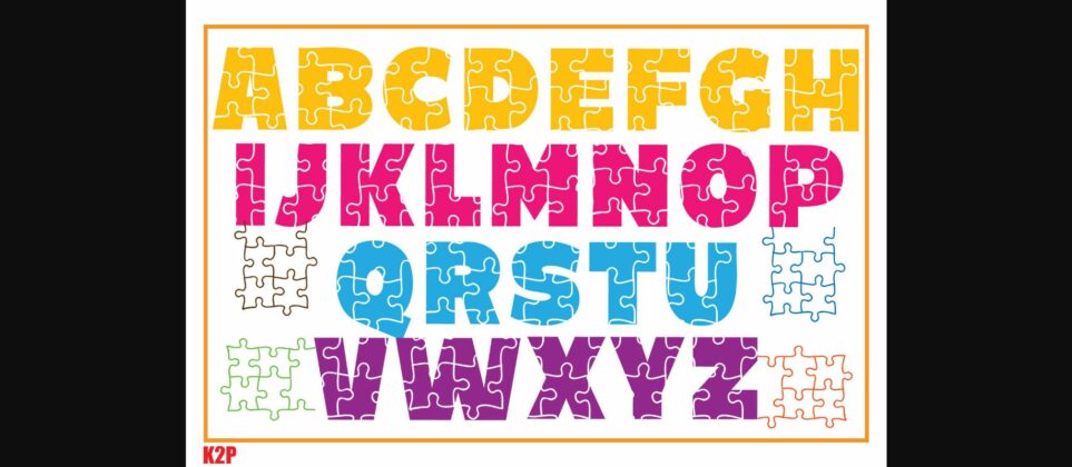 Autism Awesome Font Poster 5